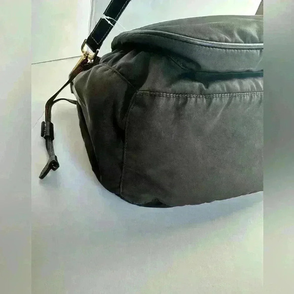 Authentic Prada Shoulder Bag Nylon Shoulder Bag Olive - Picture 11 of 16